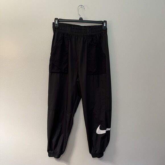 Nike Pants - AUTHENTIC NIKE WOMEN CUFFED TRACK PANTS Sz‎ M Preowned Hiking Running